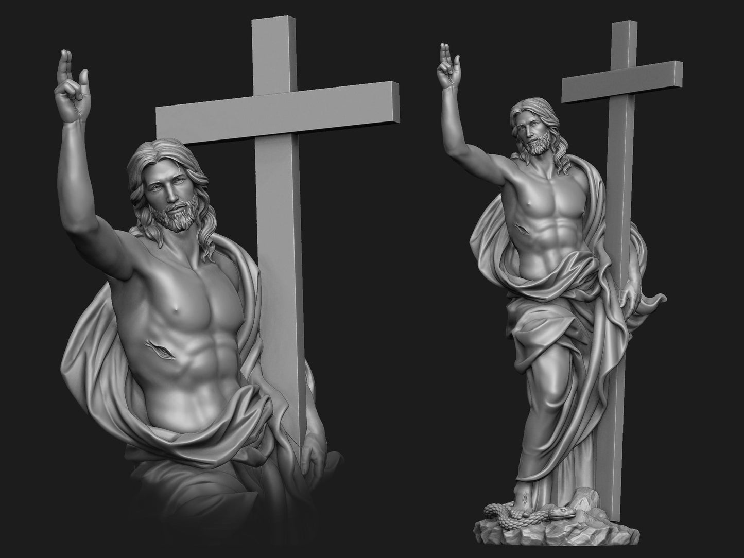 Jesús con Cruz  #JC30A